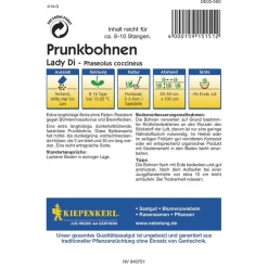Kiepenkerl Prunkbohnen Lady Di