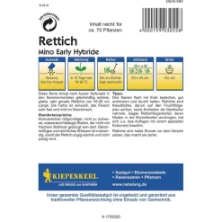 Kiepenkerl Rettich Mino Early Hybride F1 Profi-Line