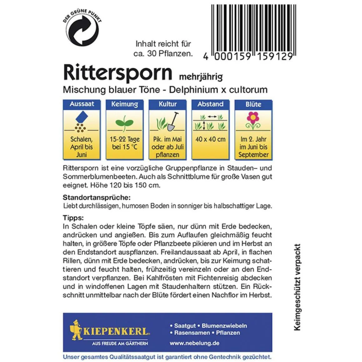 Kiepenkerl Rittersporn mehrjährig Mischung
