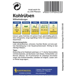 Kiepenkerl Steckrübe Wilhelmsburger