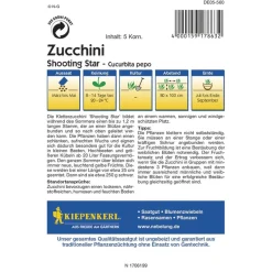 Kiepenkerl Zucchini Shooting Star