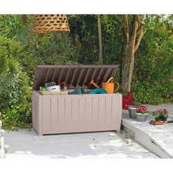 Kissen- und Gartenbox mit Sitz Novel