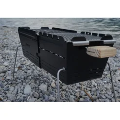 Knister Holzkohlegrill Original Grillfläche 20 x 28-49 cm auseinanderziehbar