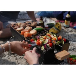 Knister Holzkohlegrill Original Grillfläche 20 x 28-49 cm auseinanderziehbar