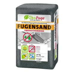 ÖkoFuge Fugensand 1-5 mm Anthrazit unkrauthemmend 20 kg