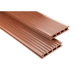 Kovalex WPC-Terrassenpaket matt braun 400 x 300 cm