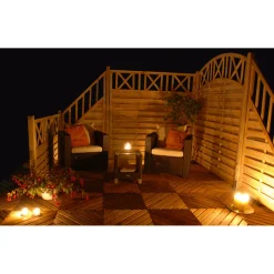 Kreuz-Dichtzaun 180 x 180 cm