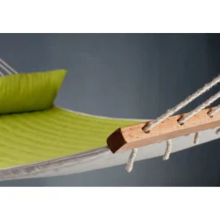 La Siesta Gefütterte Kingsize-Stabhängematte Alabama Avocado