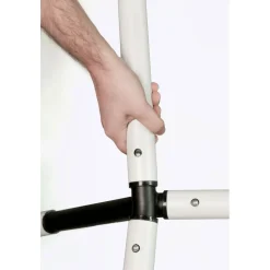 La Siesta Hängemattengestell Nautico Cool Grey pulverbeschichtestes Stahl für Einzelhängematten