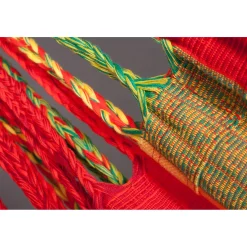 La Siesta Kingsize-Hängematte Flora Chilli Baumwolle