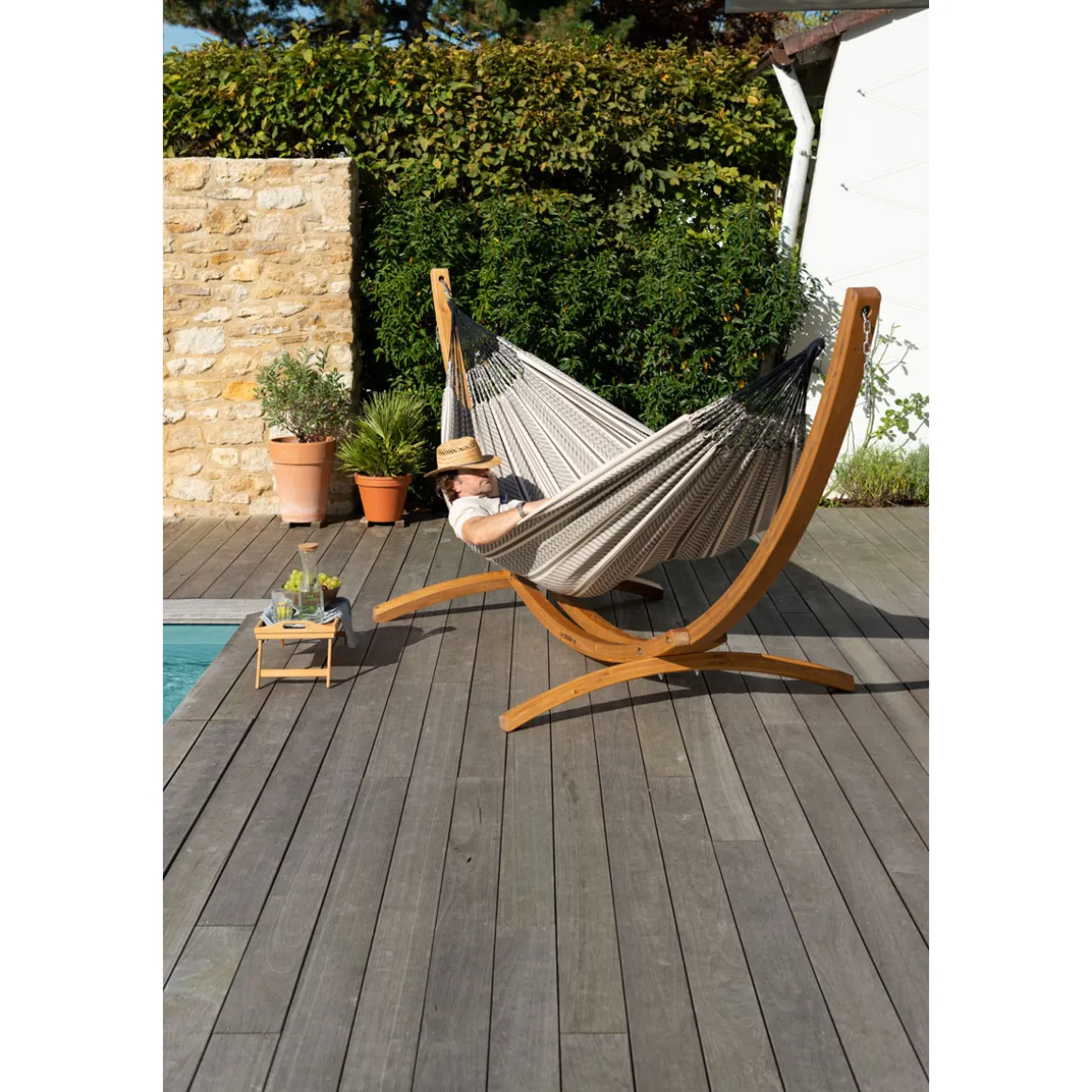 La Siesta Kingsize-Hängematte Flora Zebra Baumwolle