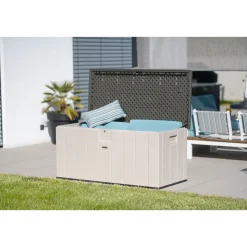 Lifetime Kissenbox 570 L 71,9x150,7x69,1cm Lichtgrau