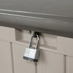 Lifetime Kissenbox Harmony 440 L 64x127,9x67,2cm Lichtgrau