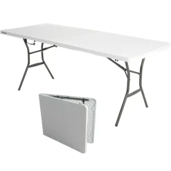 Lifetime Tisch mit Klappfunktion 76,2x183,8x73,7cm Weiß