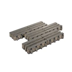 Lusit ECO City40x20x8 cm, Anthrazit mit Microfase