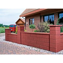 Lusit Gartenmauer Bellamur 1/1 Stein Rotbraun