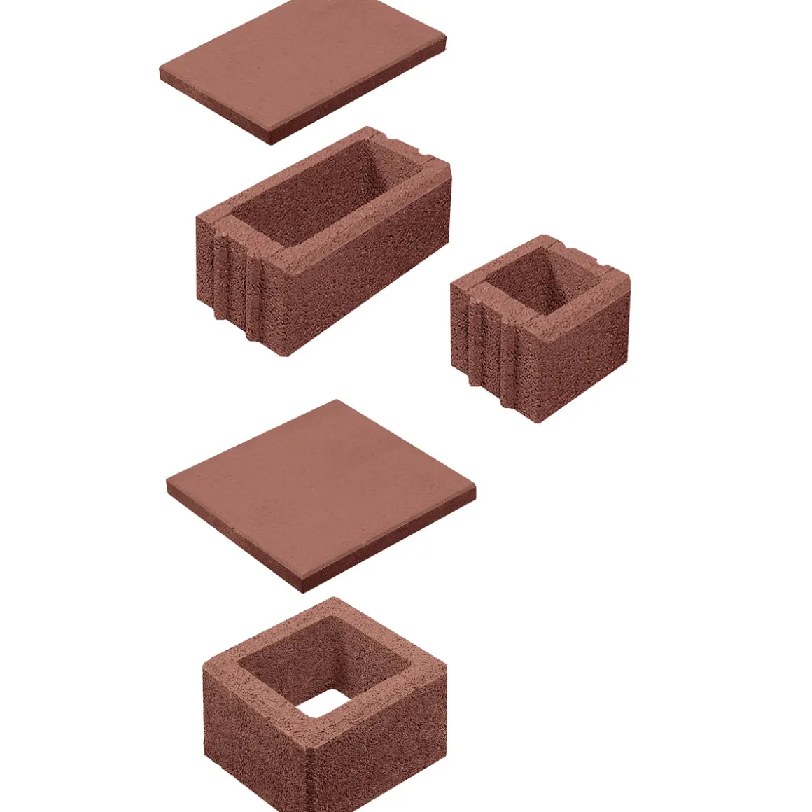 Lusit Gartenmauer Bellamur 1/1 Stein Rotbraun