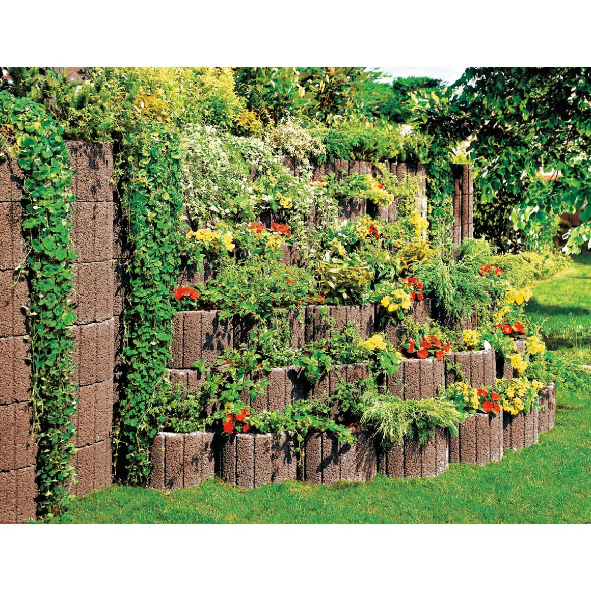 Lusit Pflanzring groß Erdbraun