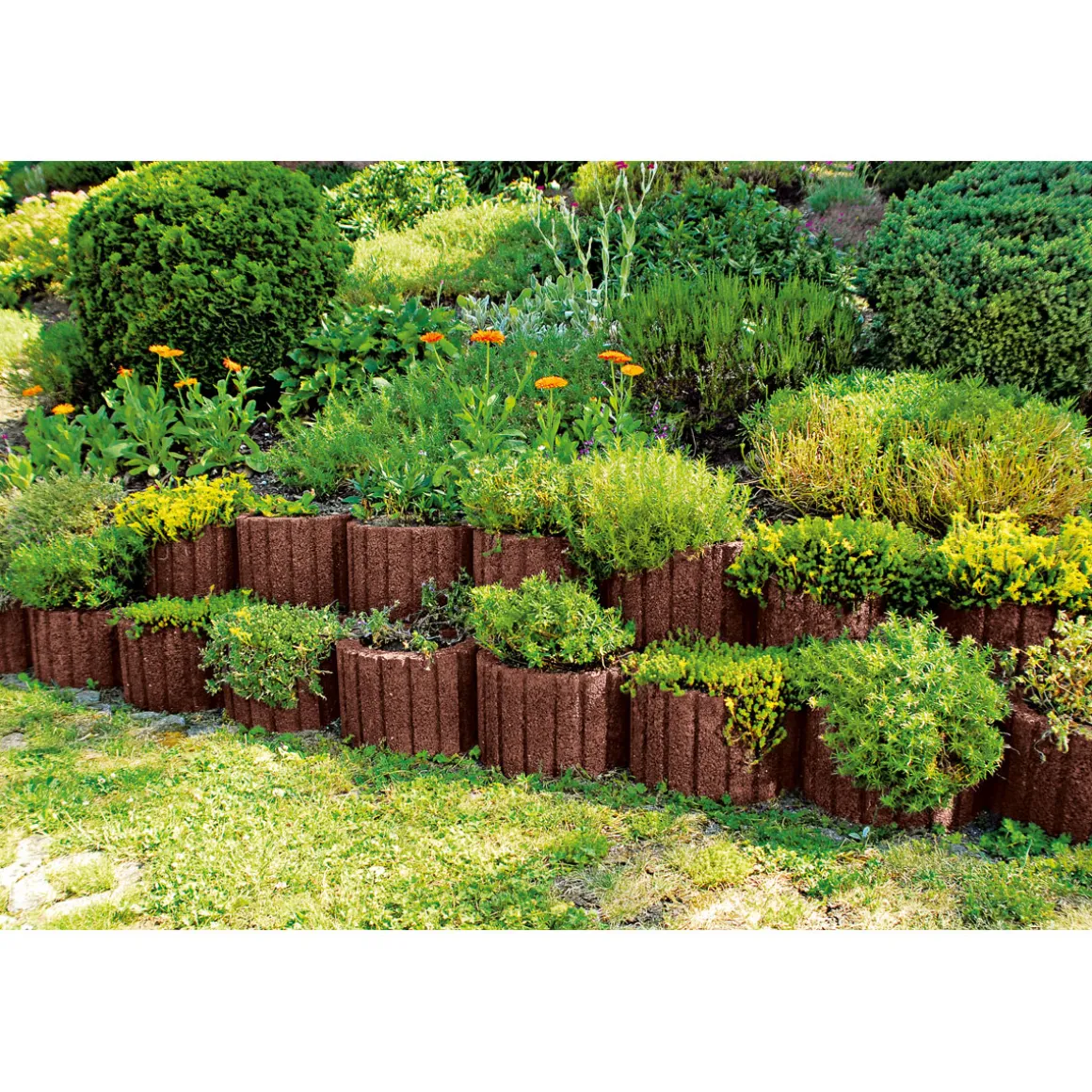 Lusit Pflanzring groß Erdbraun