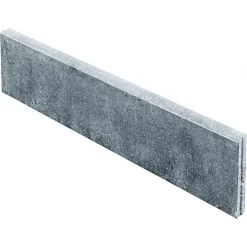 Lusit Randstein Rasenbord grau 100 x 25 x 5 cm