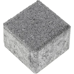 Lusit Rasengitter-Füllstein grau 8,3 x 8,3 x 8 cm