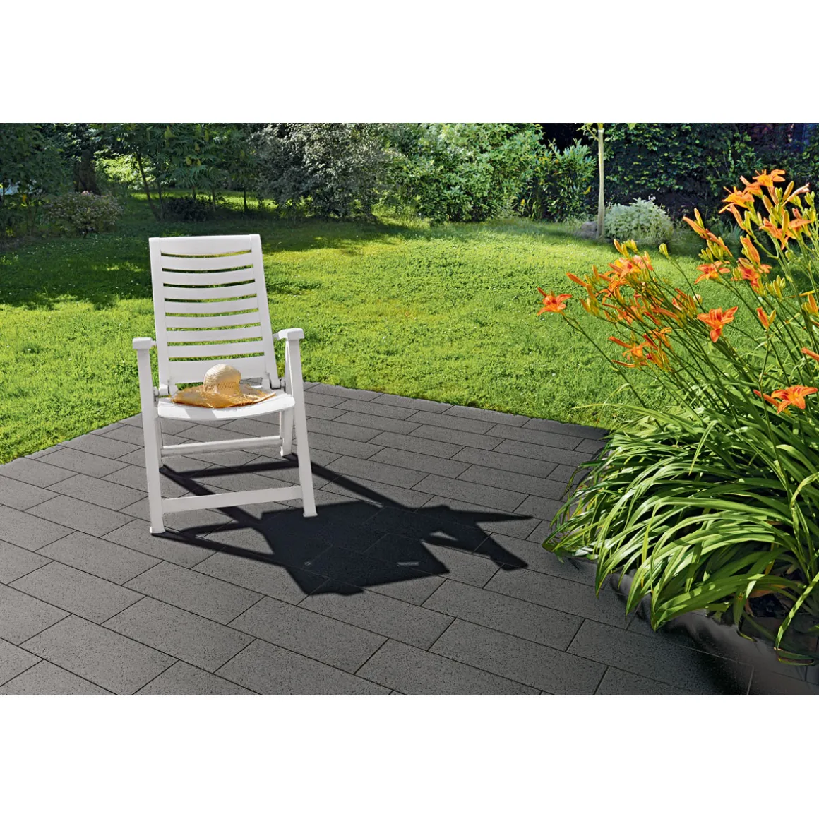 Lusit Terrassenplatte Samoa Diamant-Schiefer