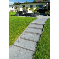 Lusit Tiefbord grau 6 x 25 x 100 cm