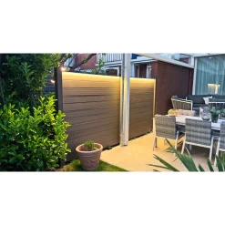 LyghtUp LED-Leuchtleiste für WPC- und Alu-Zäune 173,3 cm anthrazit