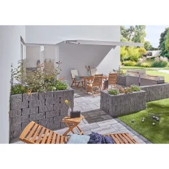 Mauerstein „Natura“ 35x15x16 cm Kristall-Granit