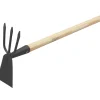 Meister Doppelhacke flach 3 Zinken mit FSC-Stiel