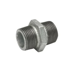 Meister Doppelnippel 41,91 mm 1 1/4 Zoll Außengewinde verzinkt