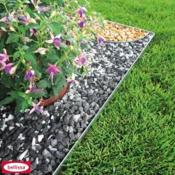 Metall-Rasenkante 118 x 12,5 cm verzinkt