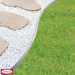 Metall-Rasenkante verzinkt 118 x 20 cm