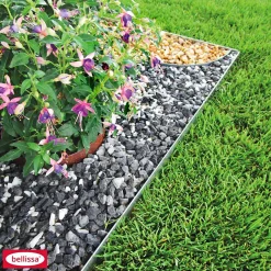 Metall-Rasenkante verzinkt 118 x 20 cm