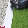 Mähroboter Rasenkante Metall verzinkt 80 x 12 x 6,5 cm 2er Set
