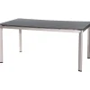 MWH Gartentisch Elemento silber 160 x 74 x 95 cm