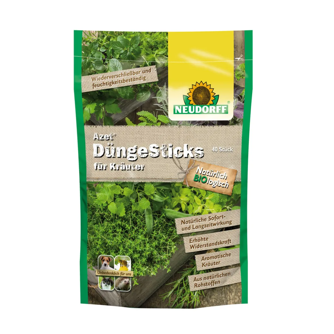 Neudorff Azet DüngeSticks für Kräuter 40 Stück