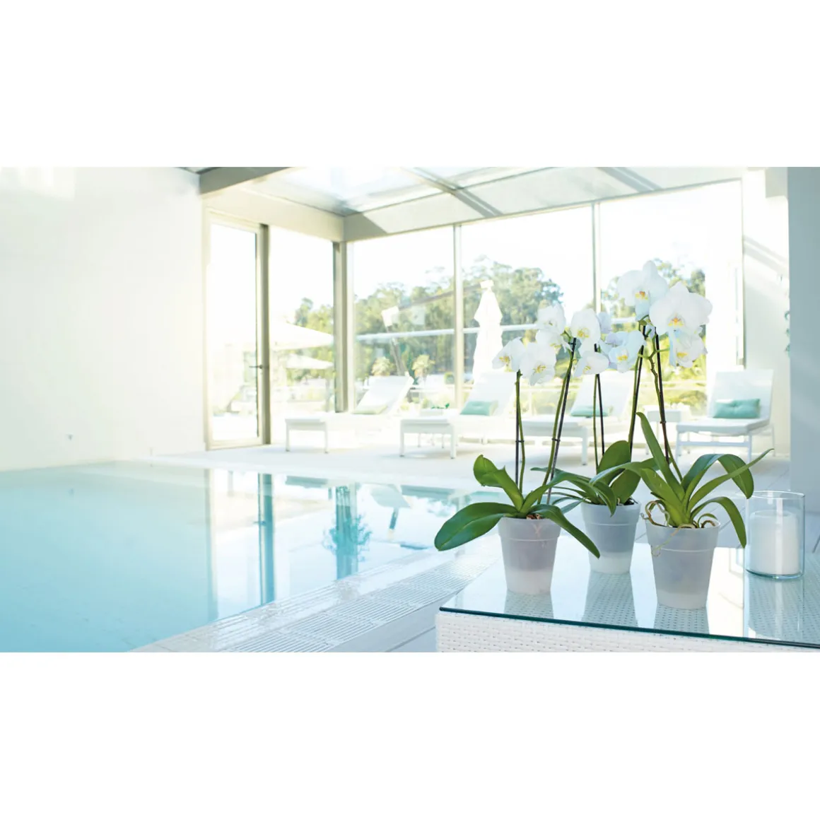 Orchideentopf Capri Orchid Pot 12,5 cm weiß