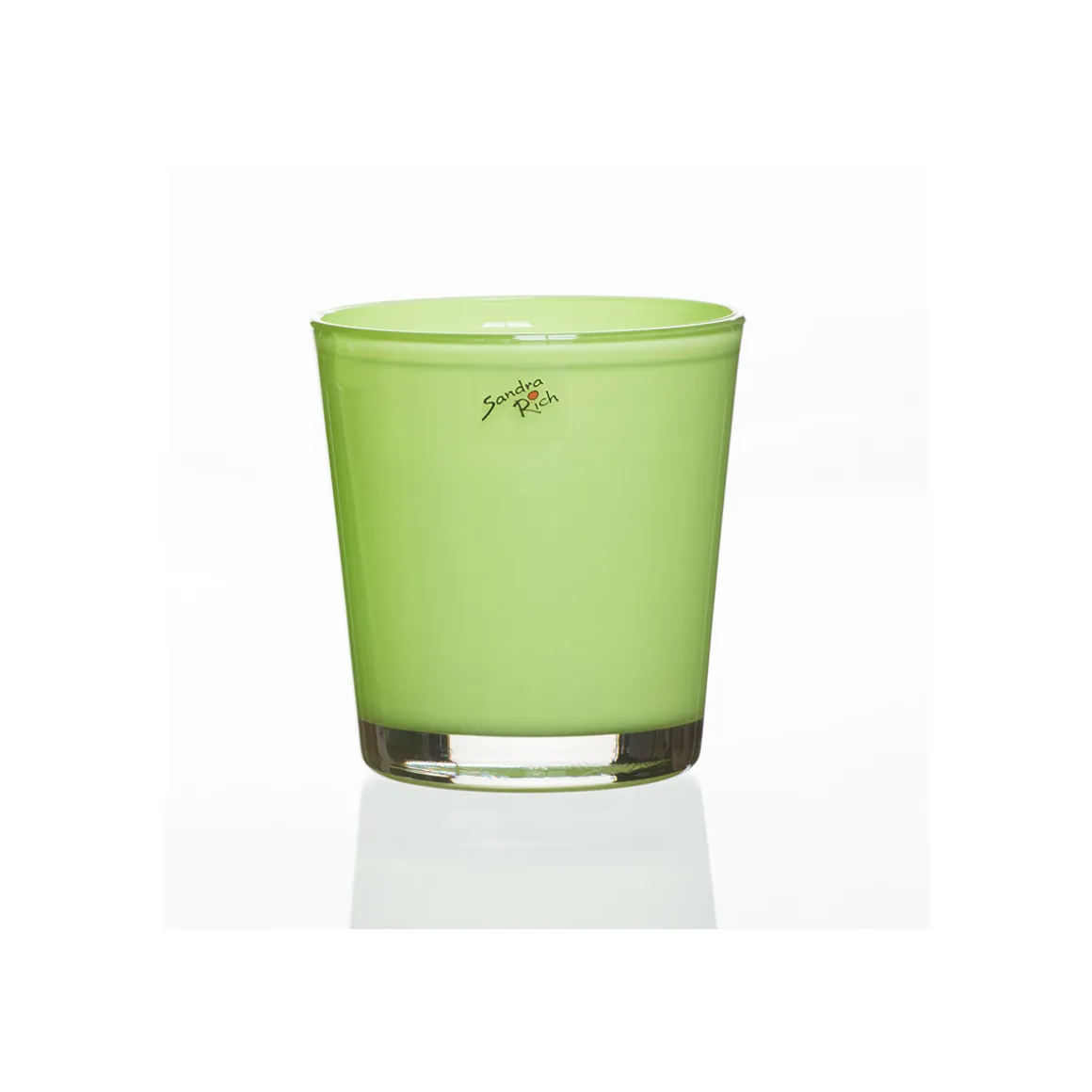 Orchideentopf Durchmesser 12,5 x 13,5 cm hellgrün