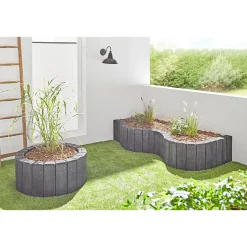 Palisade „Magica“ 12,5x10x40cm anthrazit