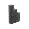 Palisade „Natura Ambiente“ 16x15x60cm basalt-schwarz
