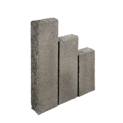 Palisade „Natura Trend“ 25x12,5x75cm basalt-schwarz