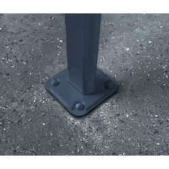 Palram Canopia Capri Alu Terrassenüberdachung Polycarbonat 3x4,3 m grau