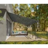 Palram Canopia Feria Alu Terrassenüberdachung Polycarbonat 4x8 m dunkelgrau