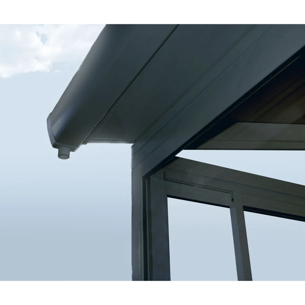 Palram Canopia SanRemo Alu Wintergarten Polycarbonat 3x5,6 m grau