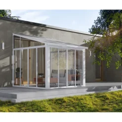 Palram Canopia SanRemo Alu Wintergarten Polycarbonat 3x3 m weiß