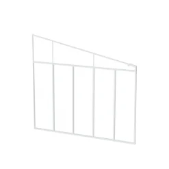 Palram Canopia Terassenüberdachung 3er Serie Pergola-Seitenwand weiß