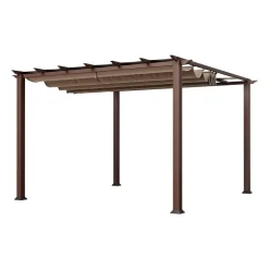 Paragon Outdoor Outdoor Pergola Florida 1111 350x350x235cm Dunkelbraun