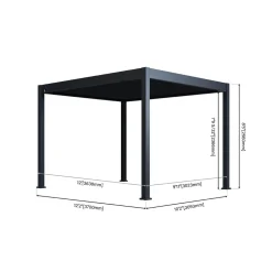 Paragon Outdoor Outdoor Pergola Grand Tuscan 1012 310x370x256cm Anthrazit