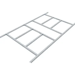 Pergart Bodenfundament „Dresden/Düsseldorf/Köln II“ 291x162cm, silber